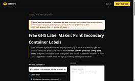 GHS label maker