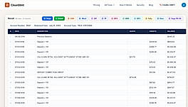 CleanStmt — extracted transactions, no merged cells