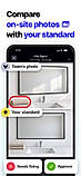 Compare on-site photos with your standards