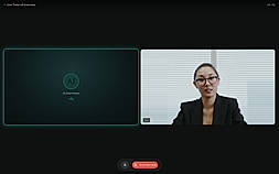 Live AI video interview — follows up on what candidates say