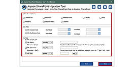 Choose the extensive Features/Filters in the software wizard. Then click on the Next button.
