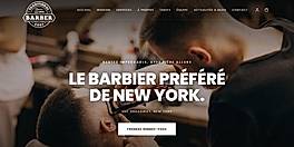 Barbershop website template