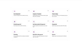 Features – Fifteen integrated modules sharing one data model