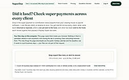 Did it land? free super payment checker