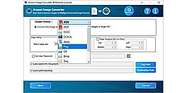 Choose the saving output format as PDF, PNG or others.