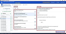 Double-click on any emails for a content preview for an integrity check. Select emails for conversion. Tap Next.