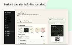 Design a card that looks like your shop
