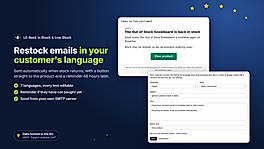 Alerts to email, Slack, Teams or Telegram, plus a scheduled CSV stock report