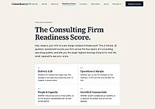 The Consulting Firm Readiness Score: a free 2-minute firm assessment.