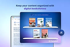 Keep your content organized with digital bookshelves