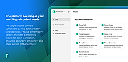 One platform covering all your multilingual content needs