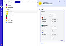 Project cost tracking in Beebole