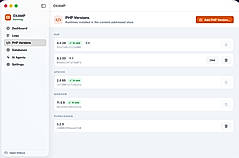 OXAMP Php Versions