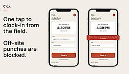 Clox one tap clock in