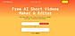 AI Video Cut website main page