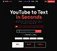 Youtube to Text