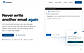 ForthWrite in action on the homepage