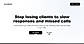 Stop losing clients to slow responses and missed calls