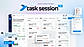 Task Session CRM: Kanban task board with drag and drop