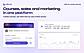 Courses, sales and marketing in one platform