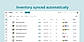 Real time inventory sync