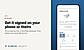 Customer approval and e-signature