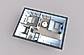 Instant 3D view from the 2D plan