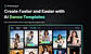 Create Faster and Easier with AI Dance Templates