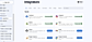 Integrations screen