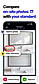 Compare on-site photos with your standards