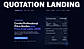 Quotation Landing
