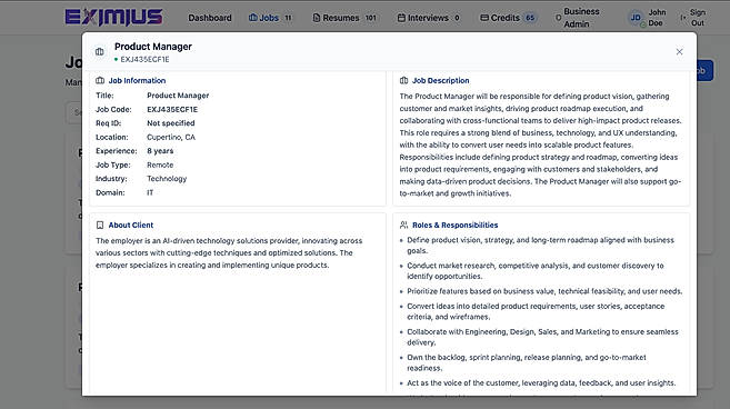 Job Posting