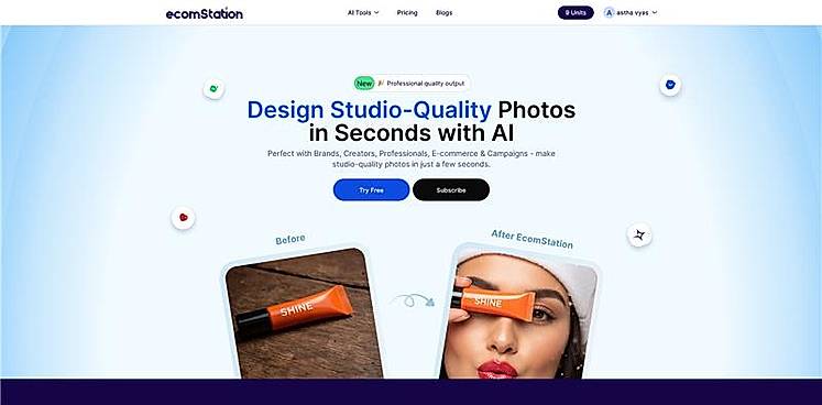Ecomstation AI Image Editor