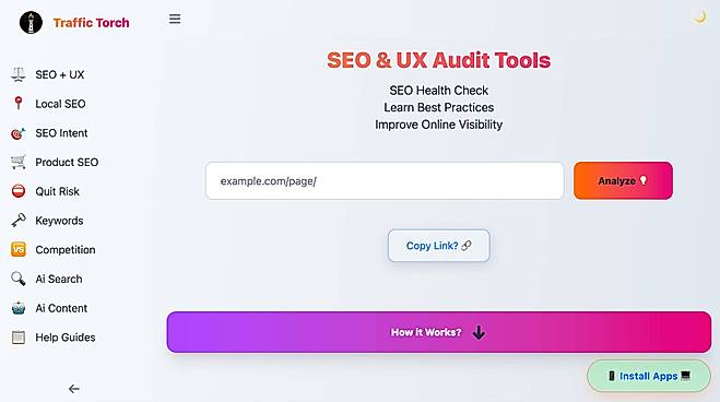 SEO UX Audit Tool