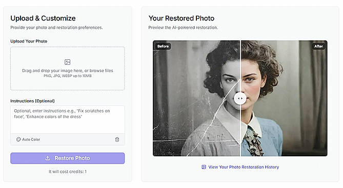 old photo restoration