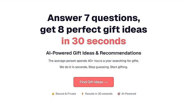 Gift Ideas Finder