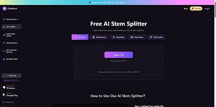 stem splitter