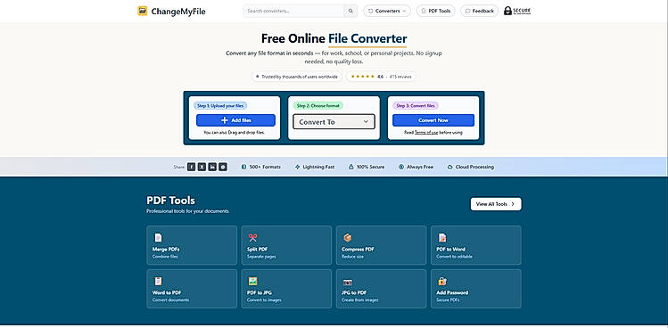 500+ Format conversion
