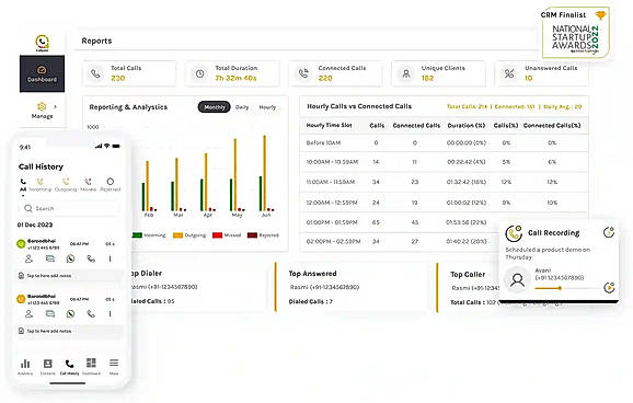 Telecalling Dashboard with Call Insights