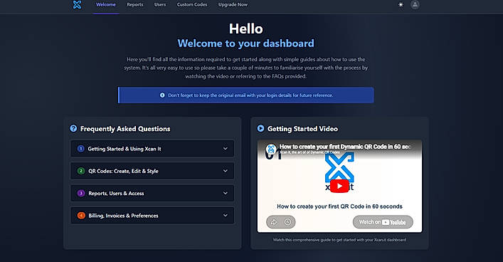 xcan.it dashboard