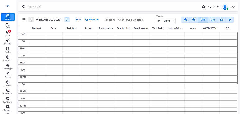Multi-Provider Appointment Scheduling and Calendar Management