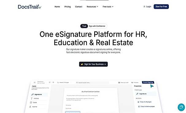 All-in-One eSignature Platform for HR, Education & Real Estate