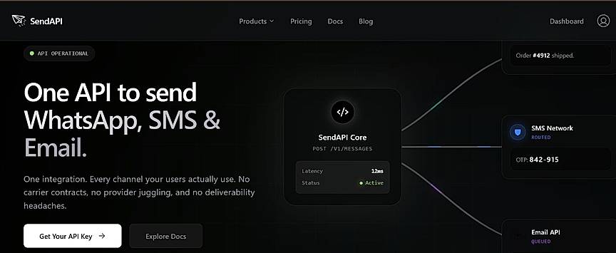 SendAPI Dashboard
