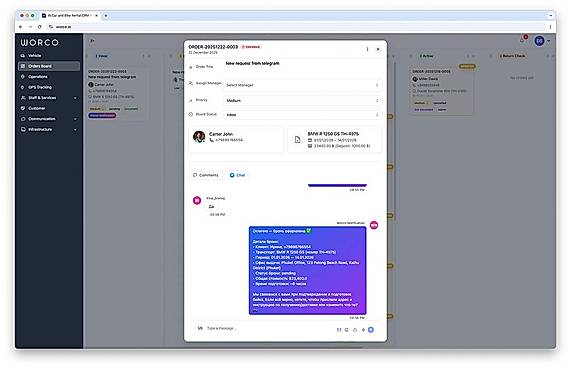 AI Chat  WhatsApp & Telegram dialog