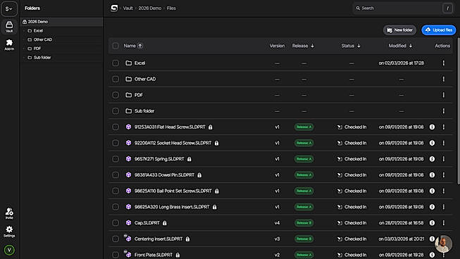 Sibe PDM Cloud Vault