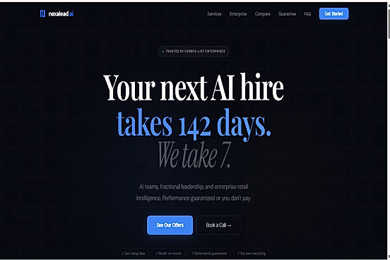 Your next AI hire takes 142 days. We take 7.