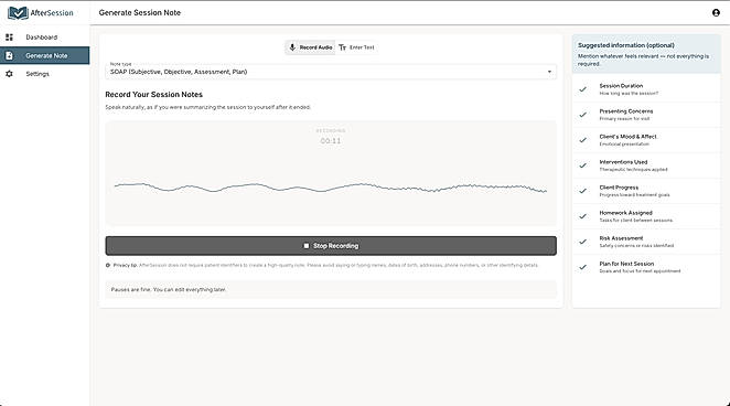 Screenshot recording audio