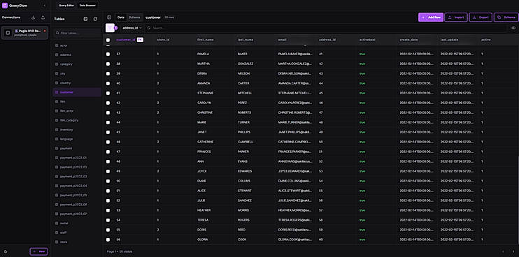 Web-Based Database Interface