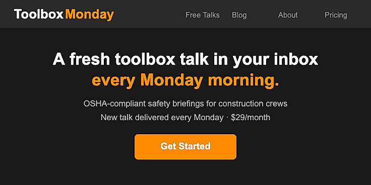 Toolbox Monday Dashboard