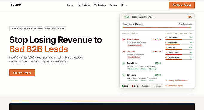 Landing page
